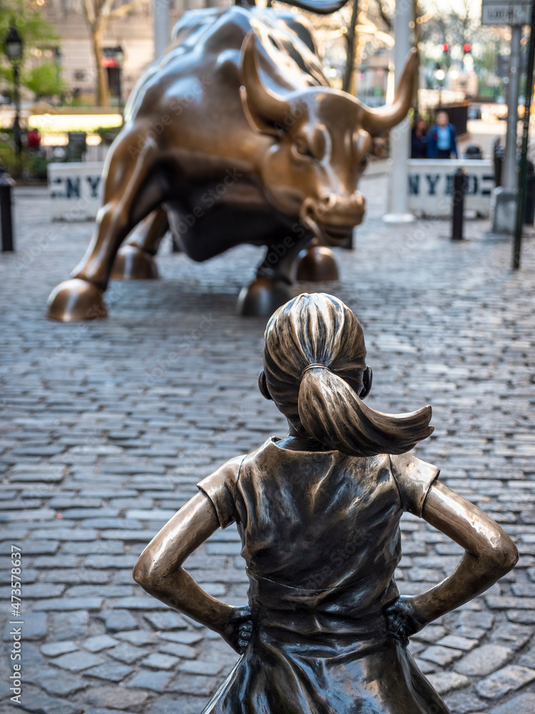 Charging bull and fearless girl - Finanzas sin miedo