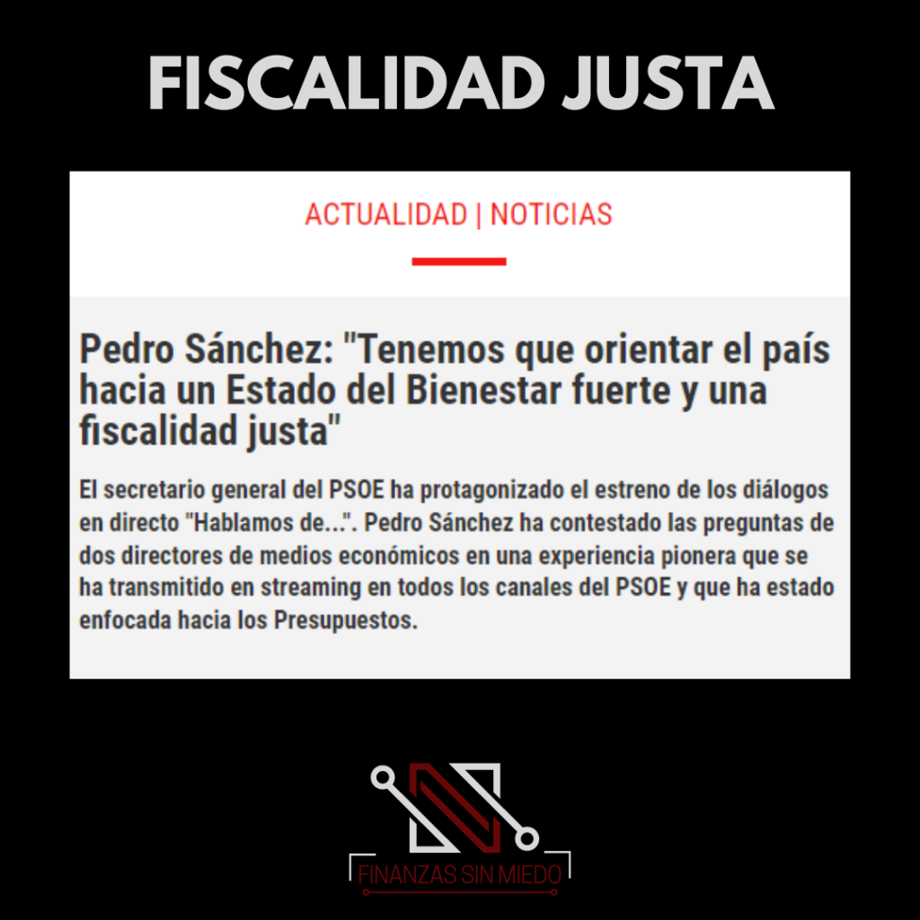 Fiscalidad justa Finanzas sin miedo